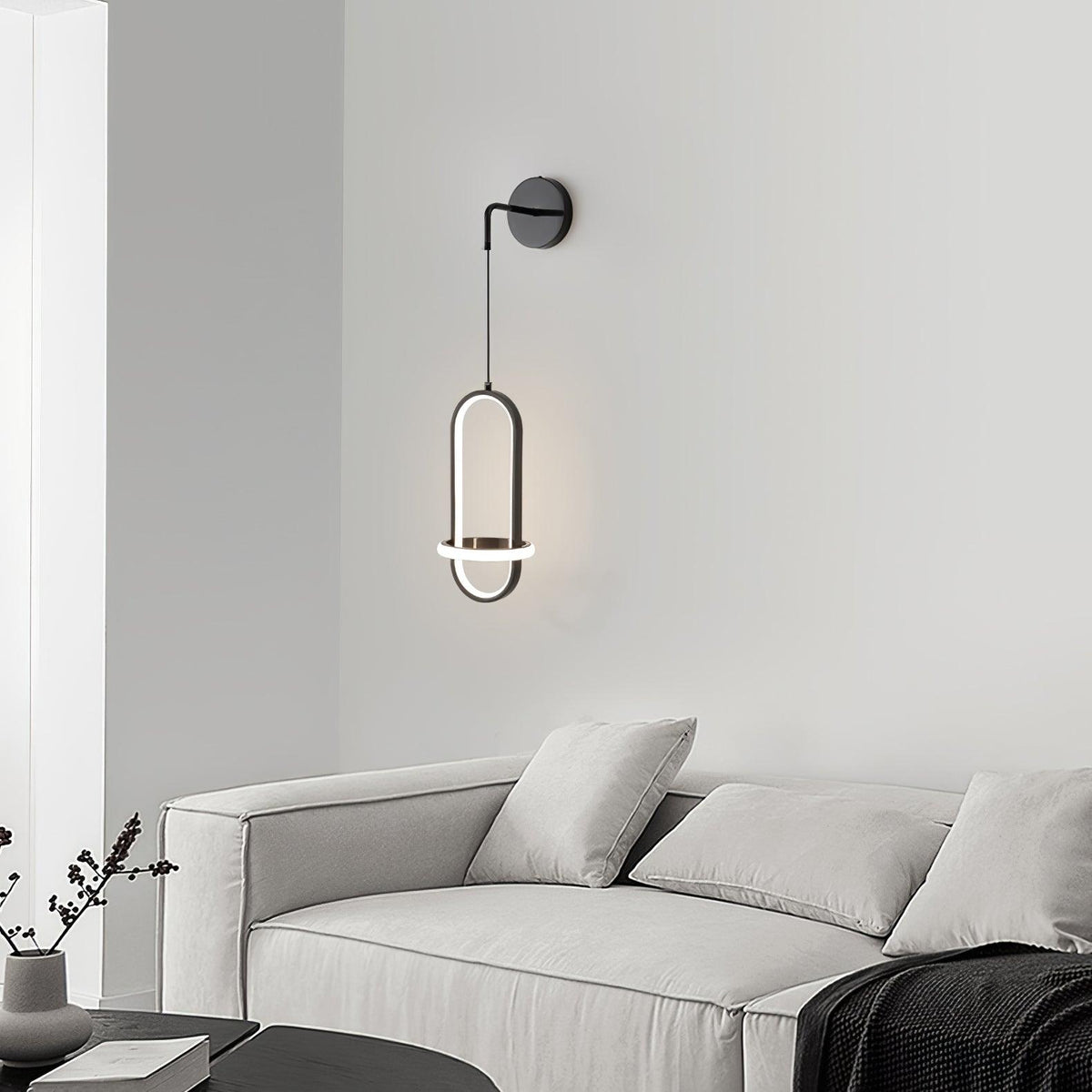 Vivianne Lampe Murale Ovale Moderne Minimaliste - Neutralighting