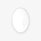 Ovariel Ovale Miroir Plastique Applique Lumière - Neutralighting