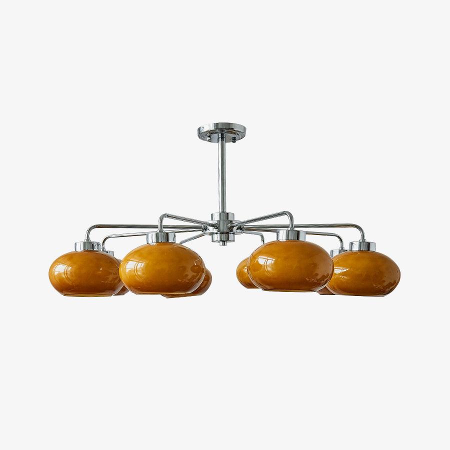 Lustra Chandelier Géométrique en Verre - Neutralighting
