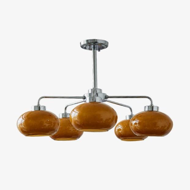 Lustra Chandelier Géométrique en Verre - Neutralighting