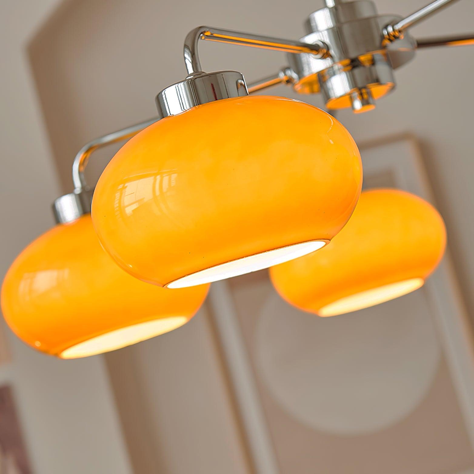 Lustra Chandelier Géométrique en Verre - Neutralighting