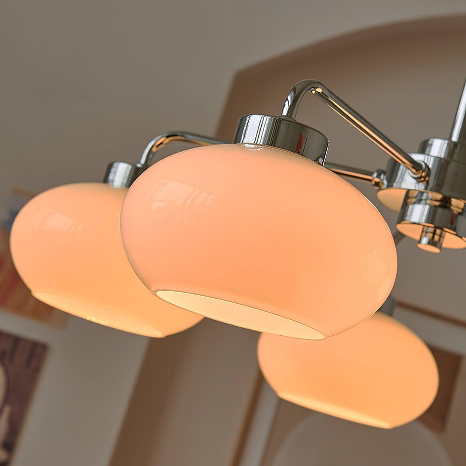 Lustra Chandelier Géométrique en Verre - Neutralighting