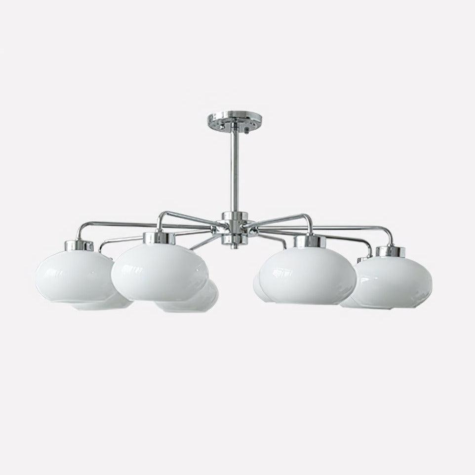 Lustra Chandelier Géométrique en Verre - Neutralighting
