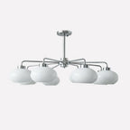 Lustra Chandelier Géométrique en Verre - Neutralighting