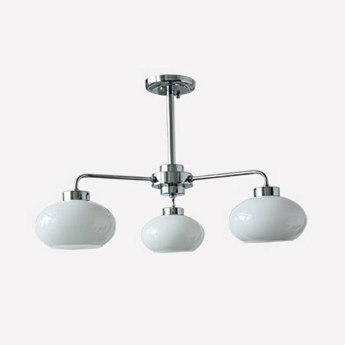 Lustra Chandelier Géométrique en Verre - Neutralighting