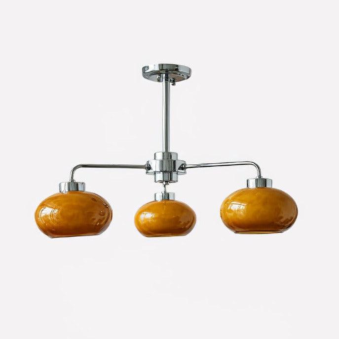 Lustra Chandelier Géométrique en Verre - Neutralighting