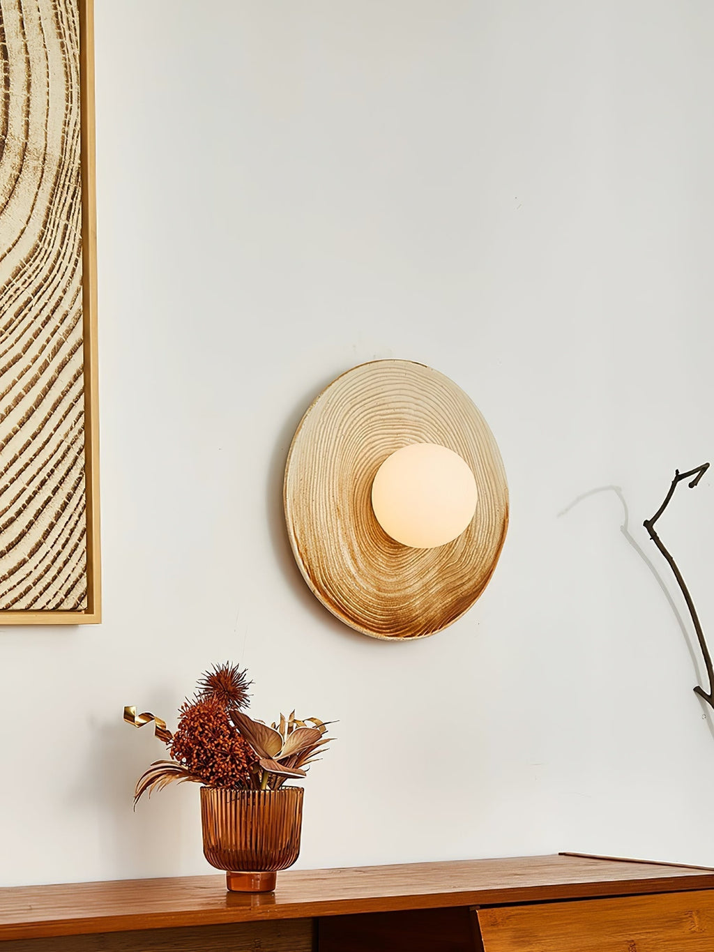 Zelene Applique Murale Art Nordique En Céramique - Neutralighting