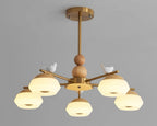 Lustra Chandelier Laiton Oiseau Ozawa Élégant - Neutralighting