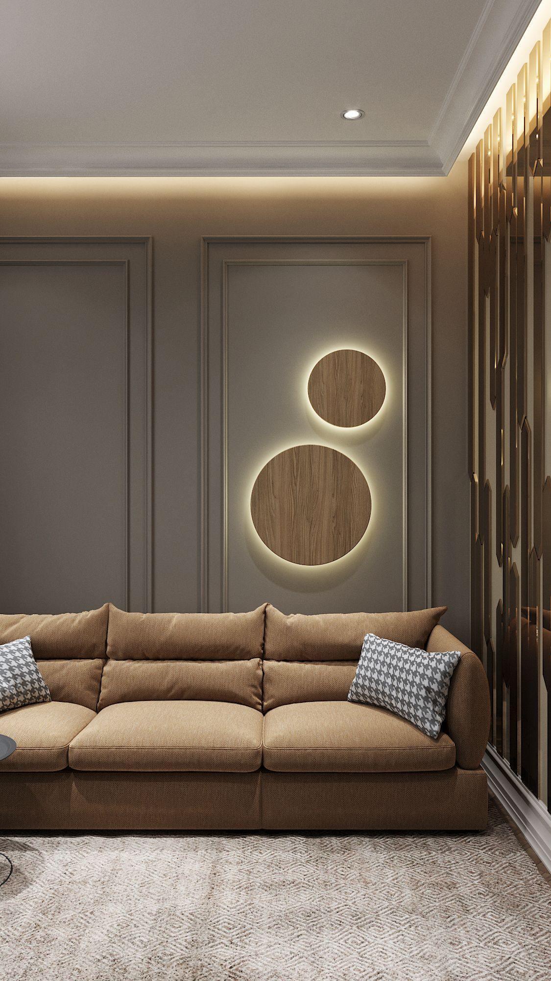 Megan Applique murale à disque géométrique - Neutralighting
