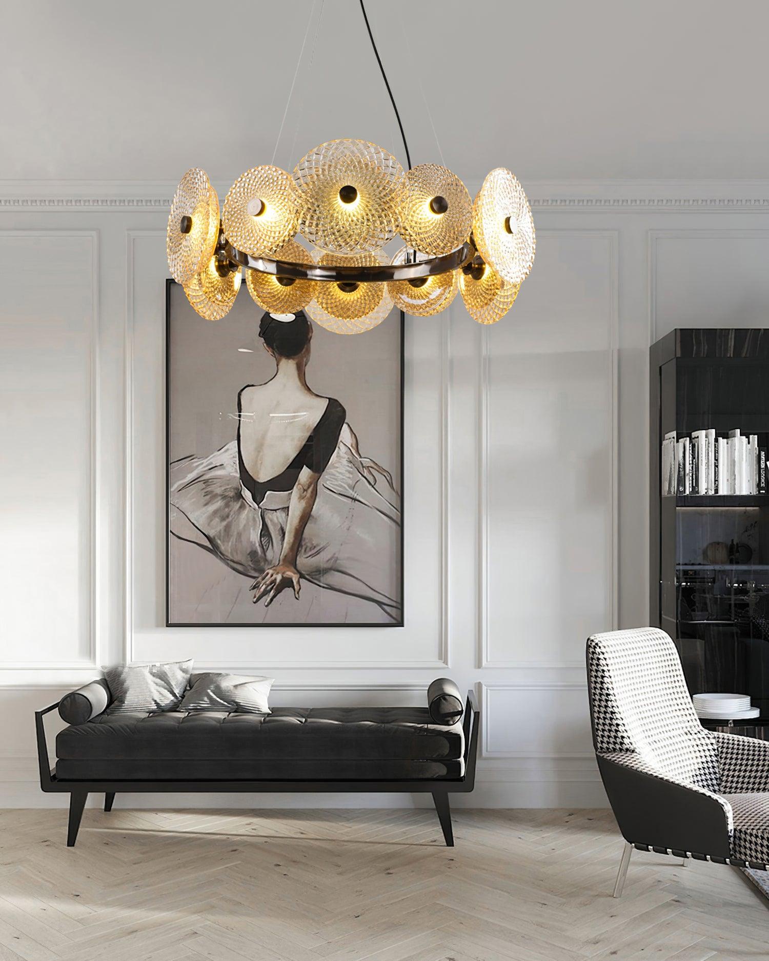 Zeveleth Postmoderne Luxe Art Crystal Lustre - Neutralighting