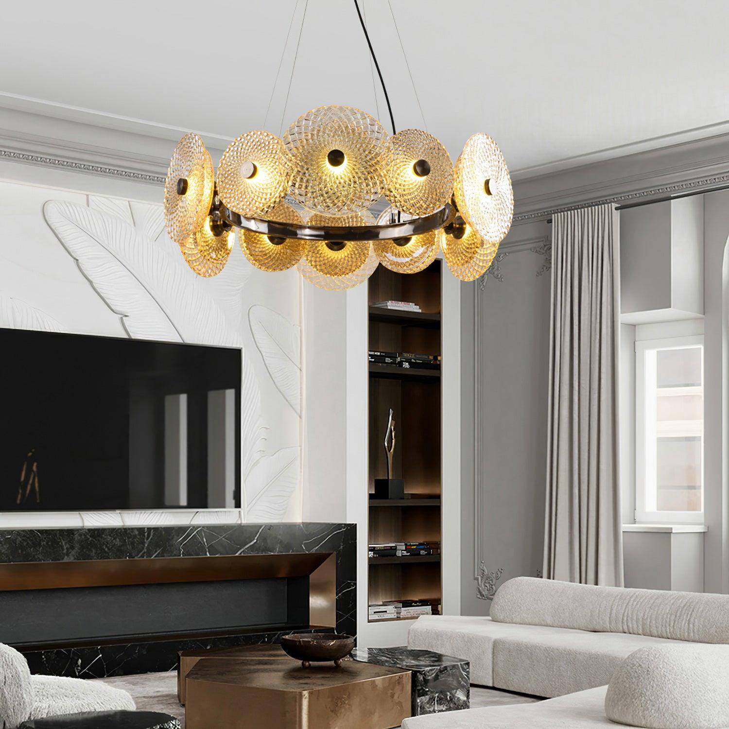 Zeveleth Postmoderne Luxe Art Crystal Lustre - Neutralighting
