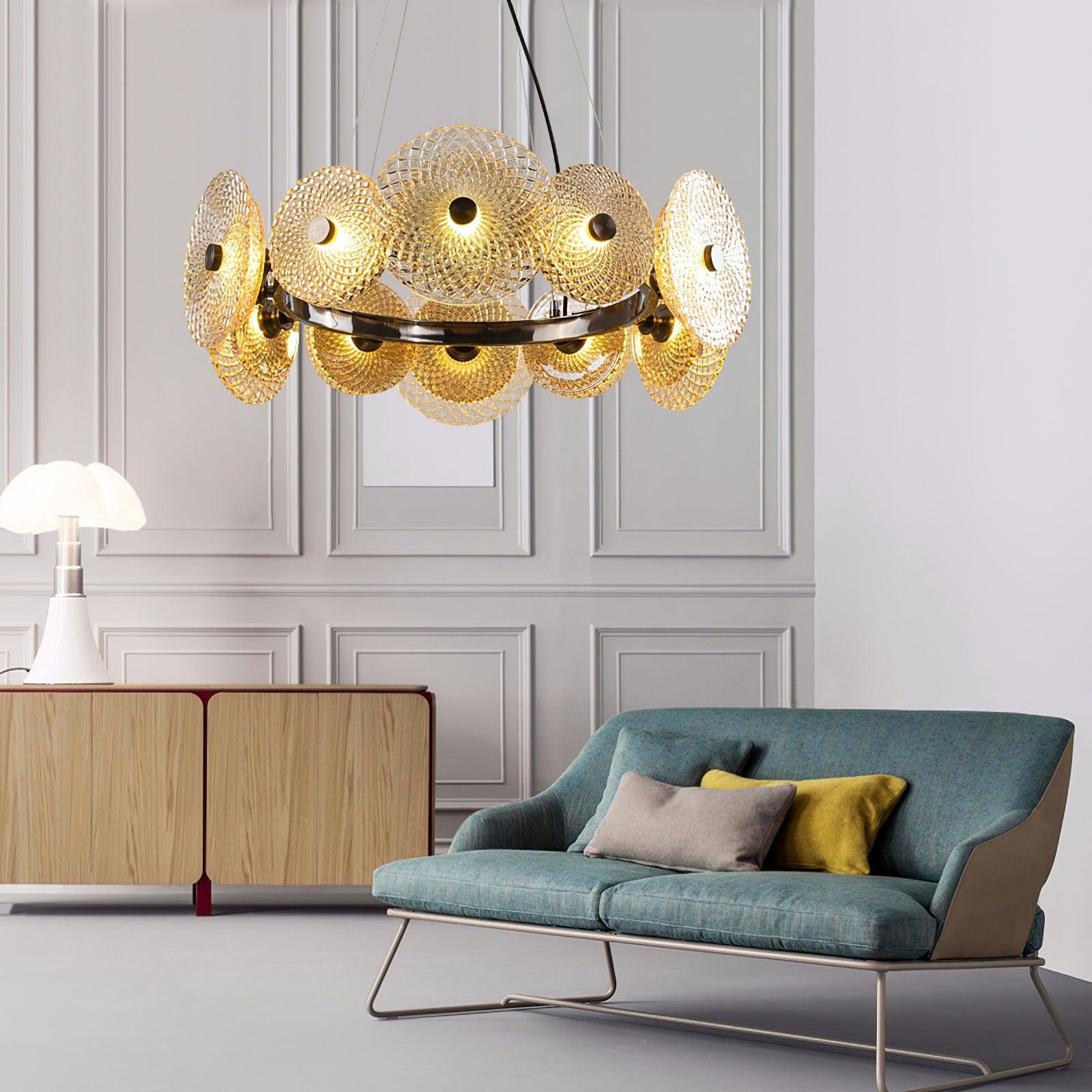Zeveleth Postmoderne Luxe Art Crystal Lustre - Neutralighting