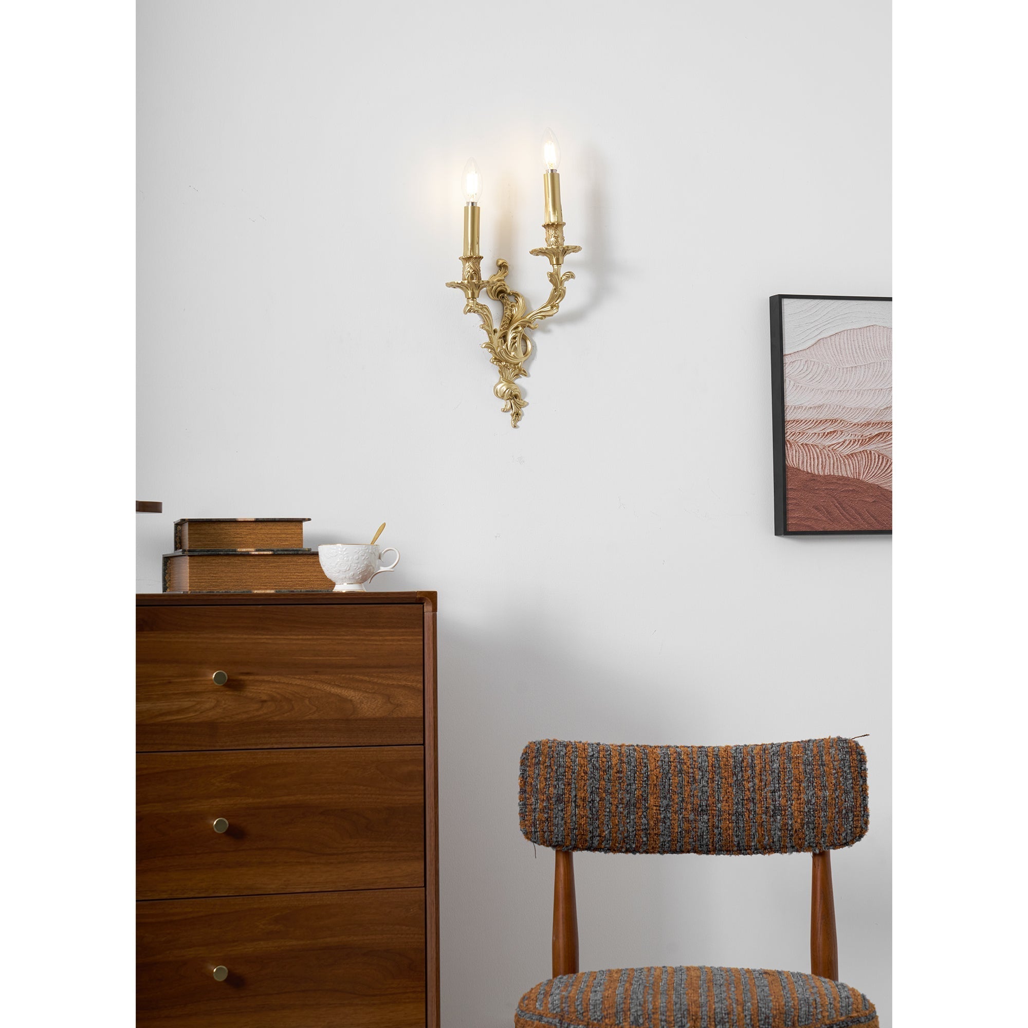 Veraee Applique Murale Métal Art Nordique Vintage - Neutralighting
