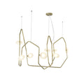Aurvaryra Lustre Laiton Verre Minimaliste Moderne - Neutralighting