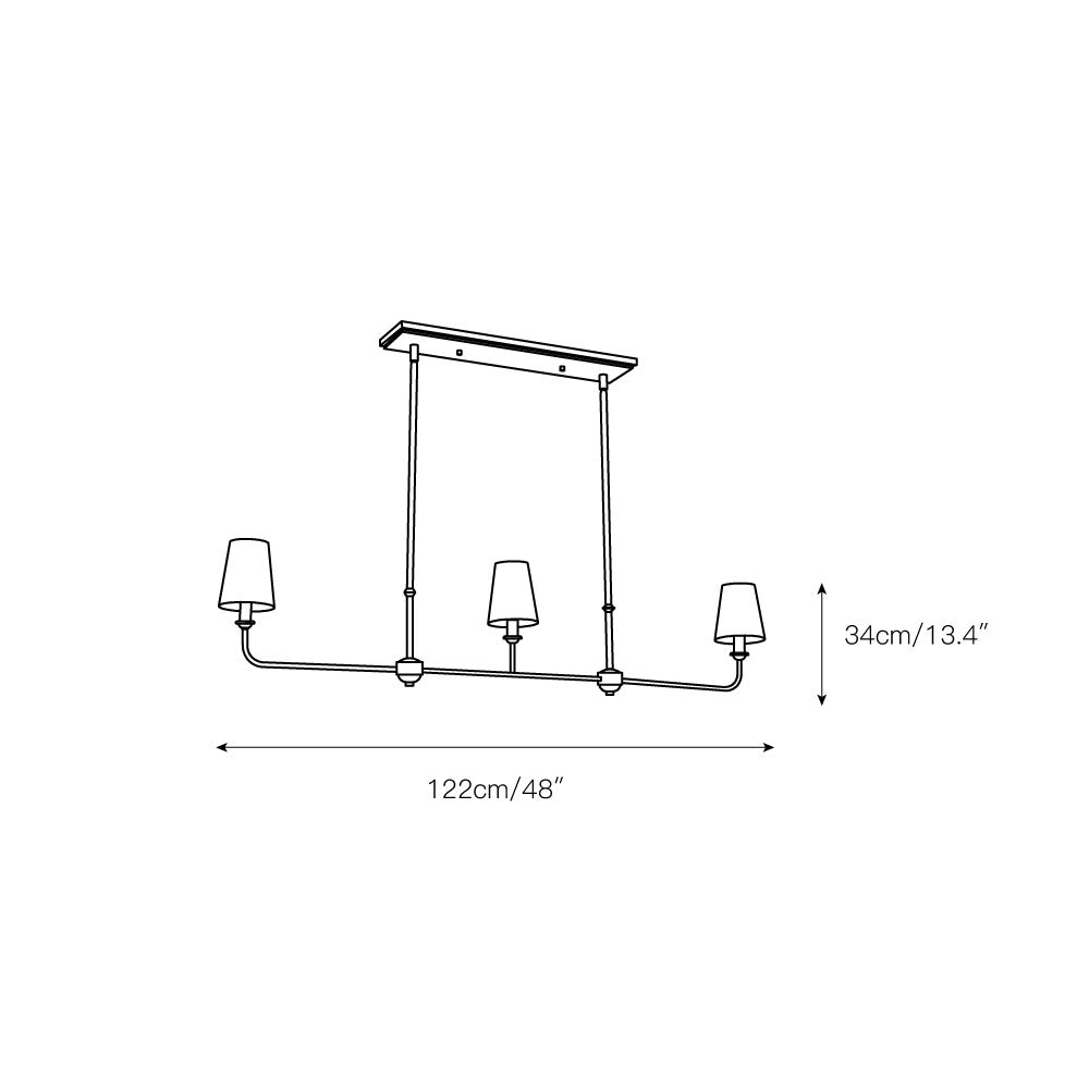 Mymareth Lustre Métal Linéaire Minimaliste Moderne - Neutralighting