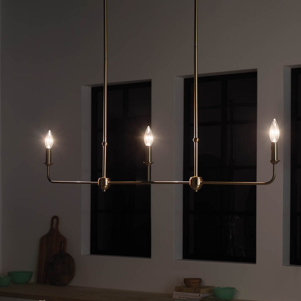 Mymareth Lustre Métal Linéaire Minimaliste Moderne - Neutralighting