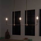 Mymareth Lustre Métal Linéaire Minimaliste Moderne - Neutralighting