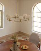 Pallina Lustre Globe Dépoli Anneau - Neutralighting