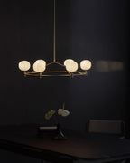 Pallina Lustre Globe Dépoli Anneau - Neutralighting