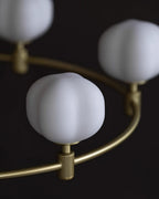 Pallina Lustre Globe Dépoli Anneau - Neutralighting