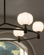 Pallina Lustre Globe Dépoli Anneau - Neutralighting