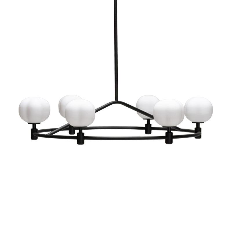 Pallina Lustre Globe Dépoli Anneau - Neutralighting