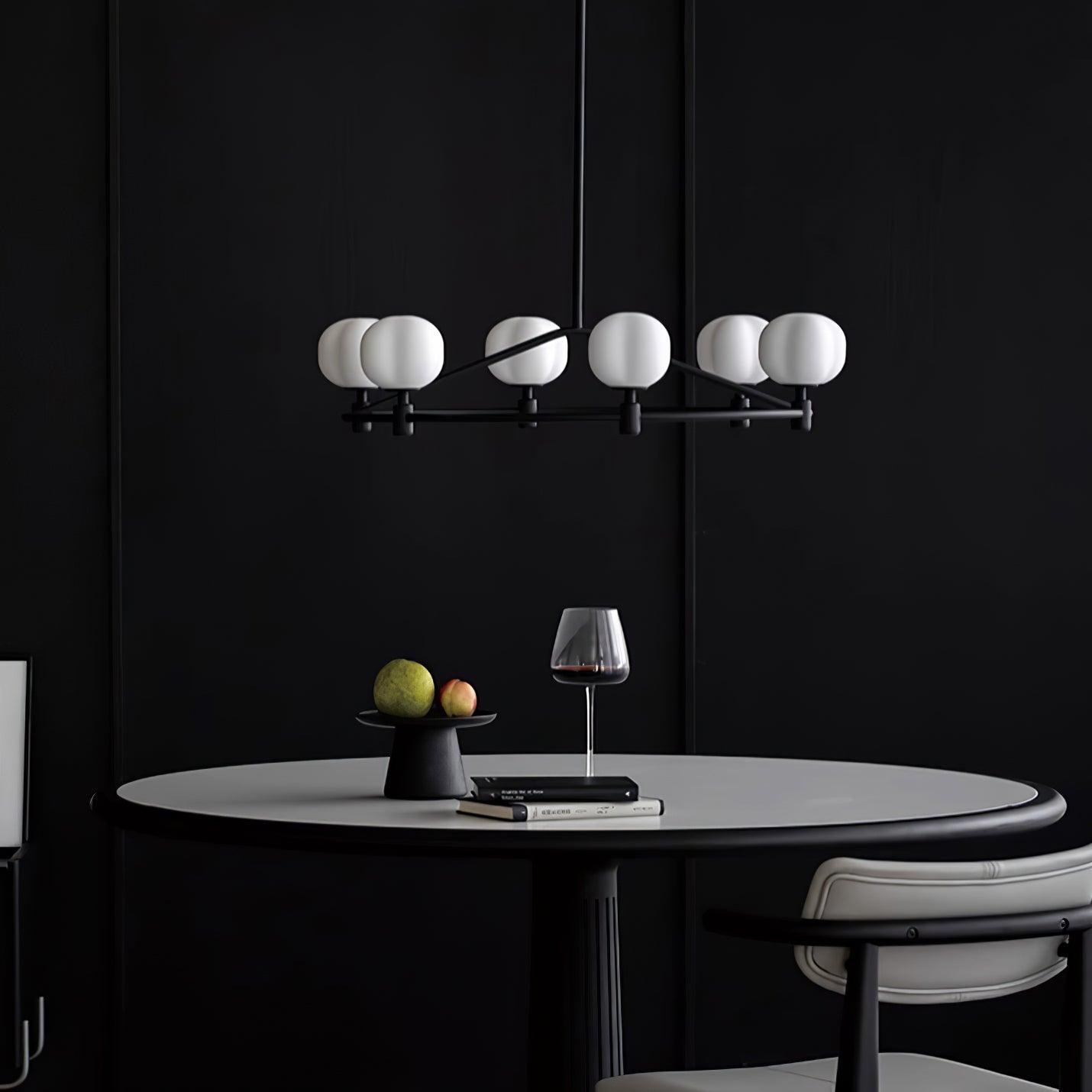 Pallina Lustre Globe Dépoli Anneau - Neutralighting