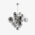 LustraChandelier Boule en Verre Chrome Pallocino - Neutralighting