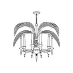 Italis Suspension Lustre Feuillage Créativité Individuelle - Neutralighting