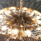 Aurora Chandelier en Verre de Murano Feuille de Palmier - Neutralighting