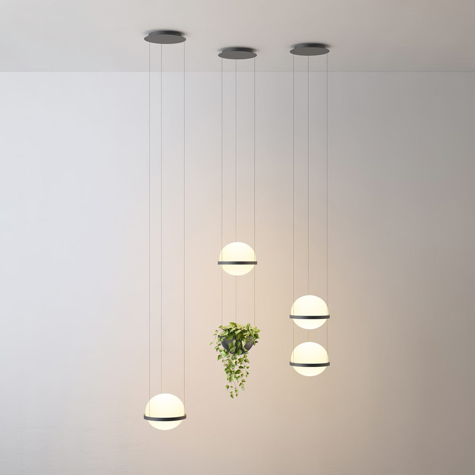 Vacaria Suspension Métal Plastique Minimaliste Moderne - Neutralighting