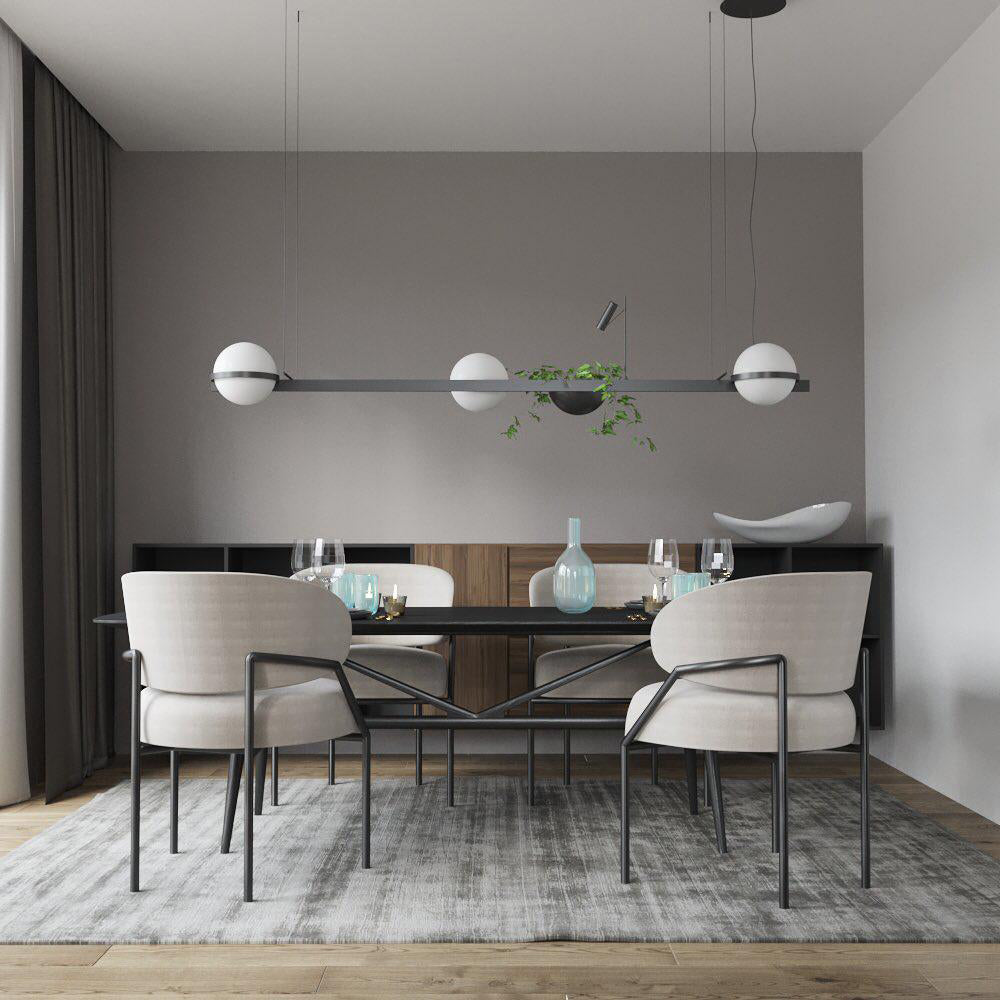 Xenith Lampe Pendante Contemporaine en Acrylique - Neutralighting