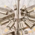 Palmette Lustre Feuille en Verre Superposée - Neutralighting