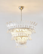 Palmette Lustre Feuille en Verre Superposée - Neutralighting