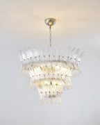 Palmette Lustre Feuille en Verre Superposée - Neutralighting