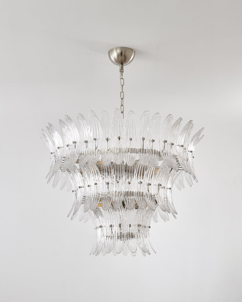 Palmette Lustre Feuille en Verre Superposée - Neutralighting