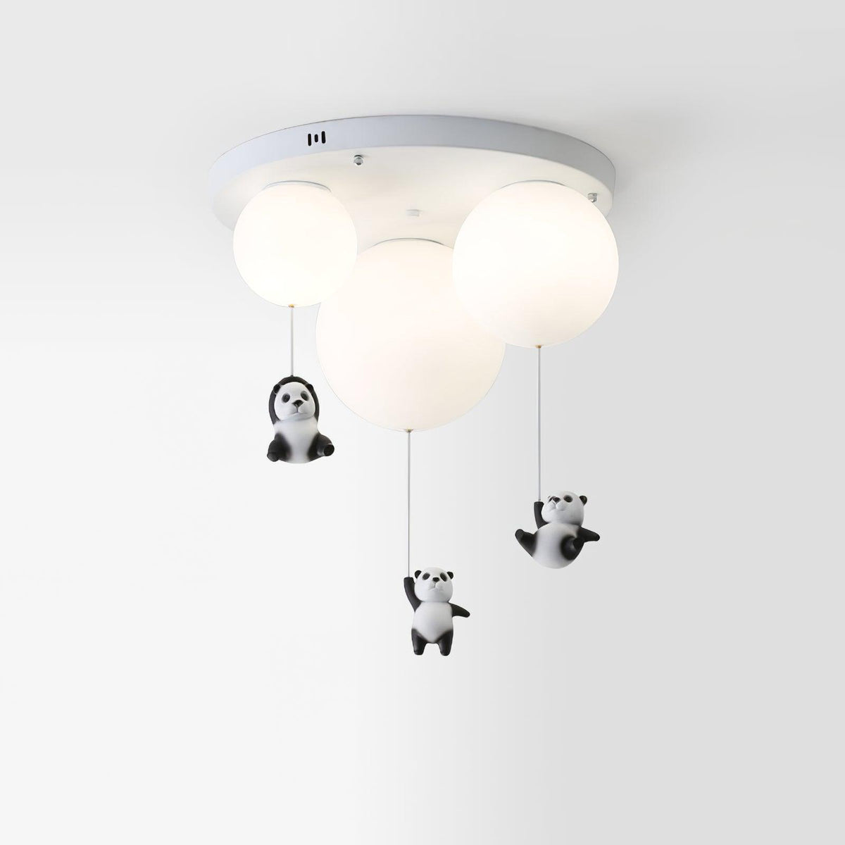 Aursilos Lampe de Plafond en Verre Panda Élégante - Neutralighting