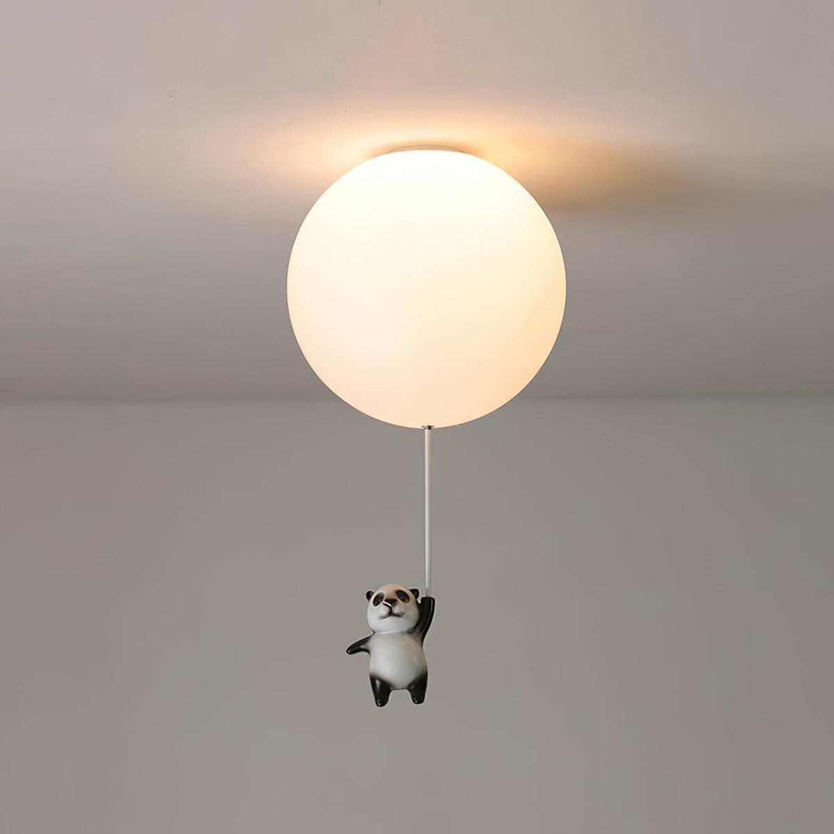 Aursilos Lampe de Plafond en Verre Panda Élégante - Neutralighting