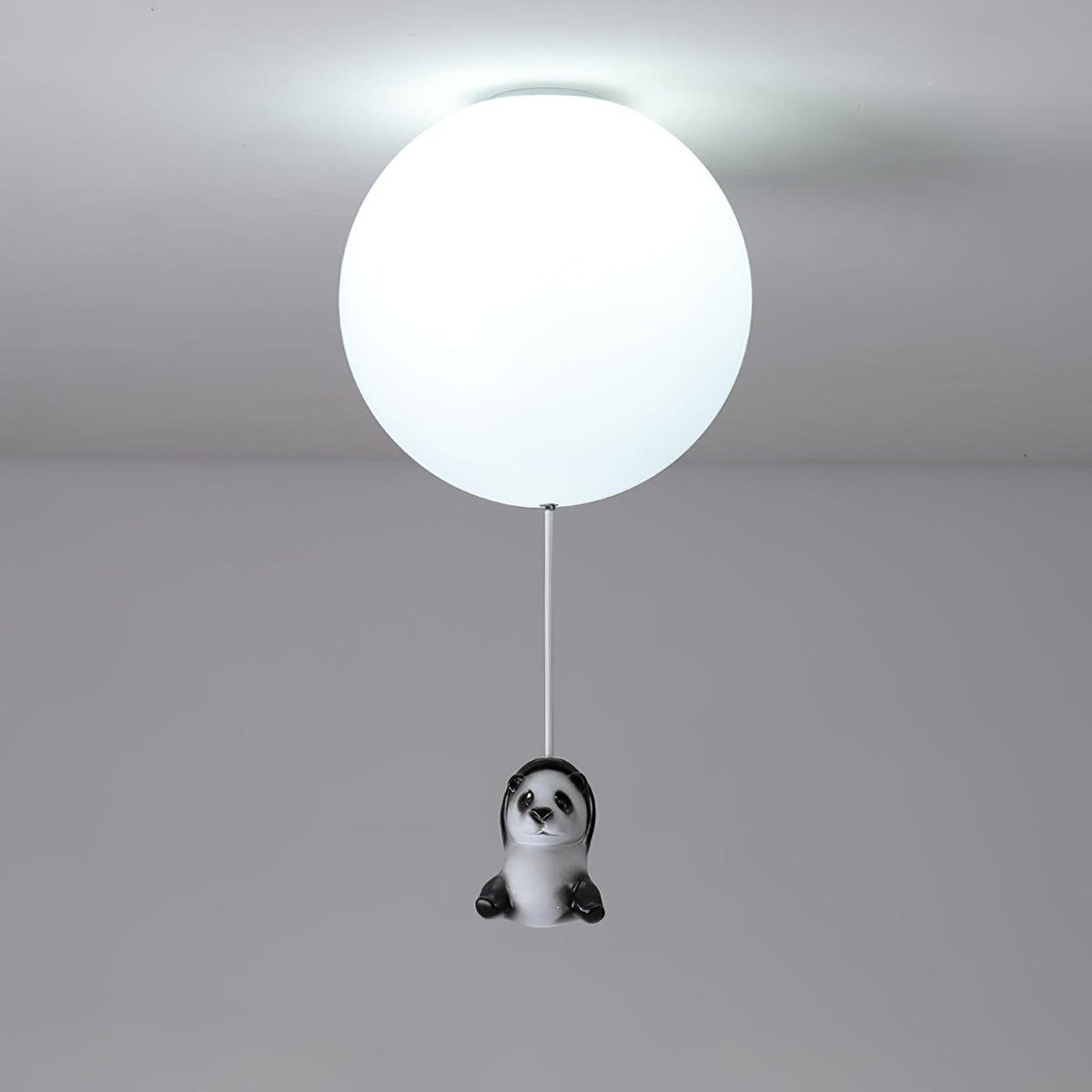 Aursilos Lampe de Plafond en Verre Panda Élégante - Neutralighting