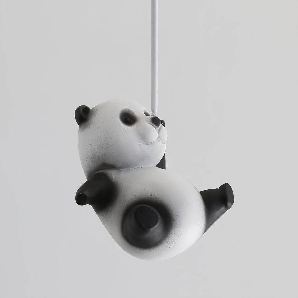 Aursilos Lampe de Plafond en Verre Panda Élégante - Neutralighting