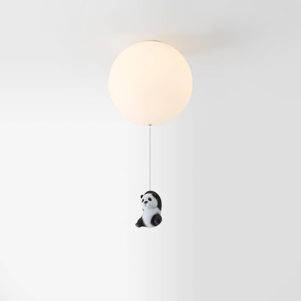 Aursilos Lampe de Plafond en Verre Panda Élégante - Neutralighting