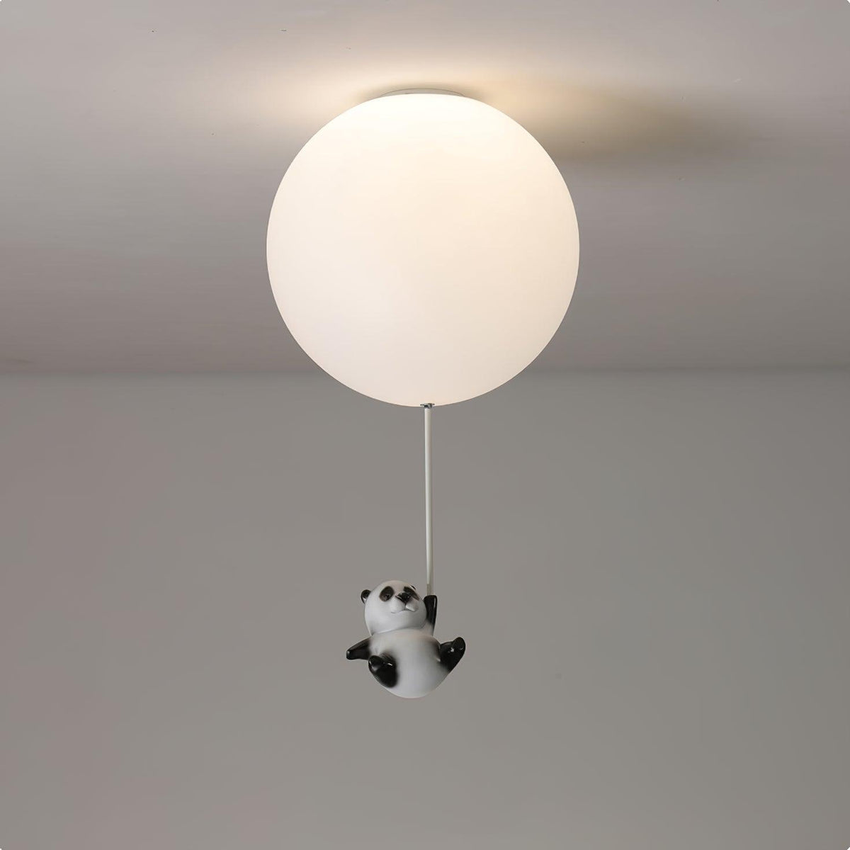 Aursilos Lampe de Plafond en Verre Panda Élégante - Neutralighting