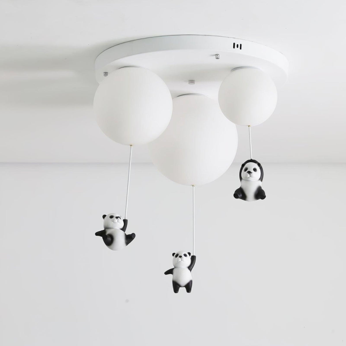 Aursilos Lampe de Plafond en Verre Panda Élégante - Neutralighting