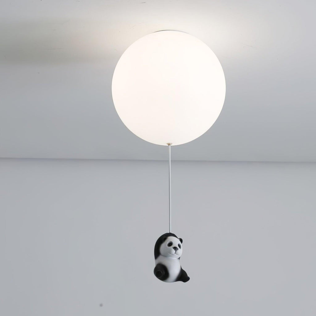 Aursilos Lampe de Plafond en Verre Panda Élégante - Neutralighting