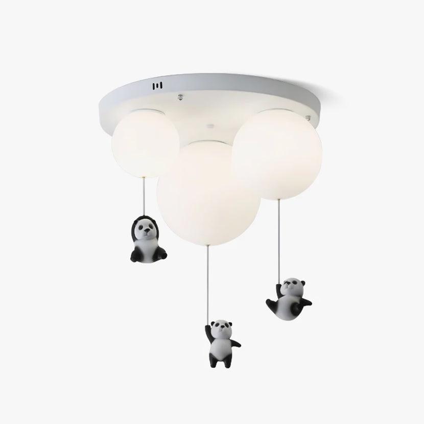 Aursilos Lampe de Plafond en Verre Panda Élégante - Neutralighting