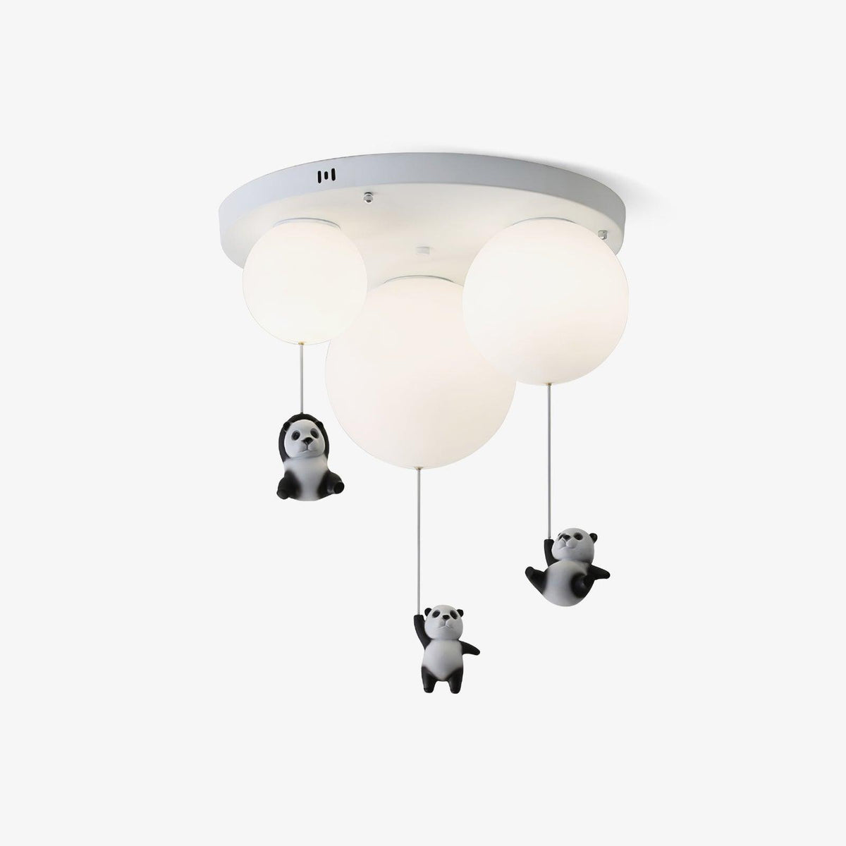 Aursilos Lampe de Plafond en Verre Panda Élégante - Neutralighting
