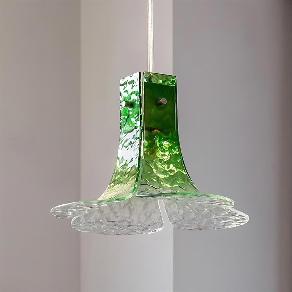 Panya Lampe Pendante en Verre Soufflé à la Main Pétale Organique - Neutralighting