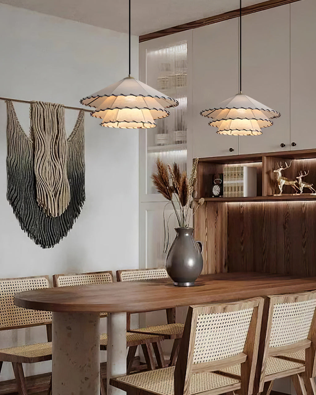 Vionel Suspension Moderne en Tissu à Fiche - Neutralighting