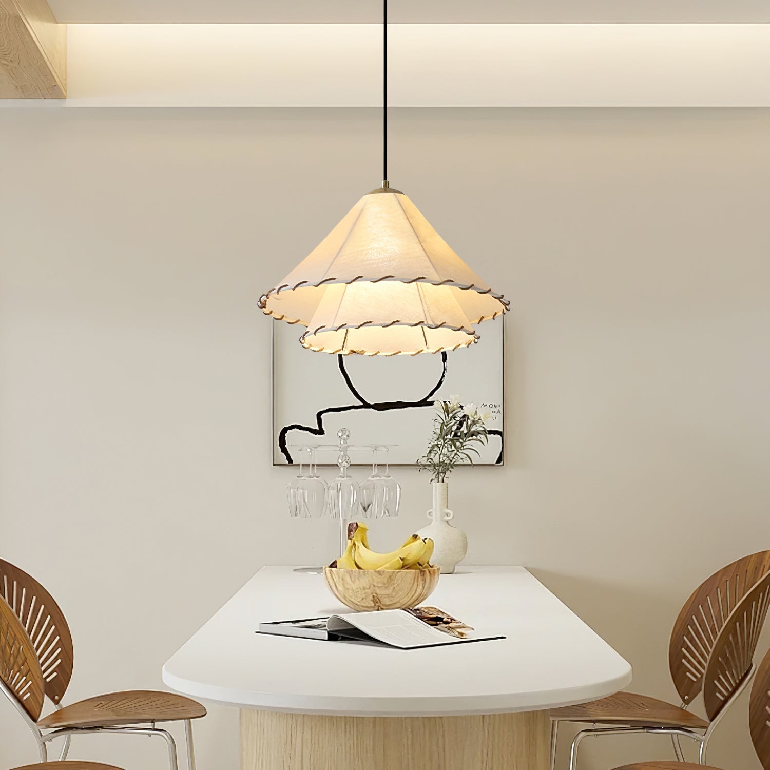 Vionel Suspension Moderne en Tissu à Fiche - Neutralighting