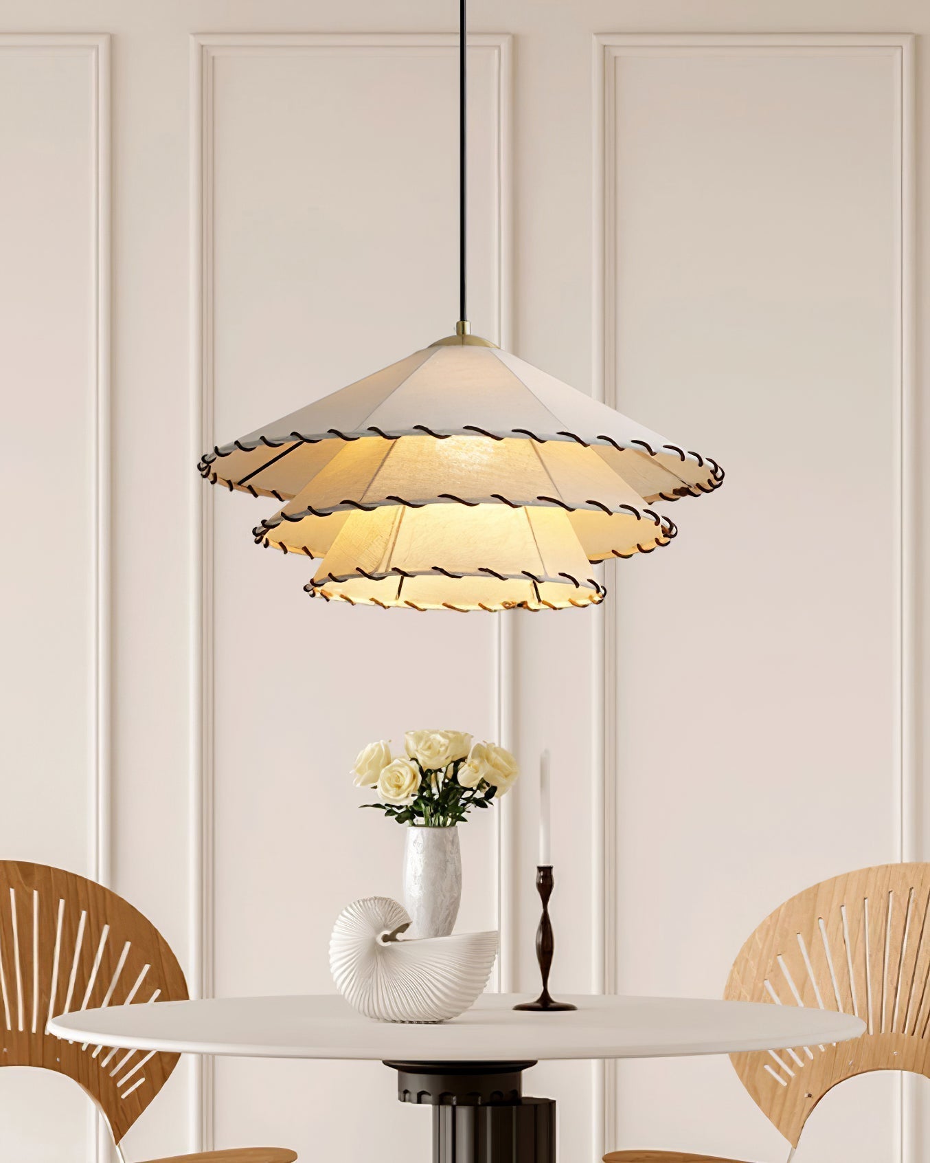Vionel Suspension Moderne en Tissu à Fiche - Neutralighting